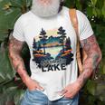 Arkabutla Lake Retro Minimalist Lake Arkabutla T-Shirt Gifts for Old Men