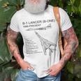 B-1 Lancer T-Shirt Gifts for Old Men