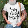 Baby It's Cold Outside Christmas Season Winter Vintage T-Shirt Gifts for Old Men