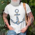 Boat Lighthouse Ship Wheel Treasure - Funny Sailors Anchor Unisex T-Shirt Gifts for Old Men