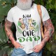 Dad Of The Wild One Zoo Birthday Safari Jungle Animal Unisex T-Shirt Gifts for Old Men