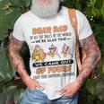 Dear Dad Of All The Balls In World Funny Sperm Fathers Day Unisex T-Shirt Gifts for Old Men