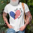 Faith Family Freedom Usa Flag July 4Th American Women Girls Unisex T-Shirt Gifts for Old Men