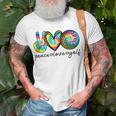 Funny Peace Love Golf Tie Dye Golf Lovers Golfer Golfing Unisex T-Shirt Gifts for Old Men