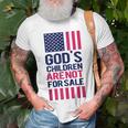 Gods Children Are Not For Sale Funny Saying Gods Children Unisex T-Shirt Gifts for Old Men