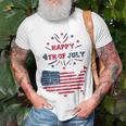 Happy 4Th Of July 2023 Patriotic American Independence-Day Unisex T-Shirt Gifts for Old Men