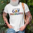 I Survived Gay Thoughts Unisex T-Shirt Gifts for Old Men