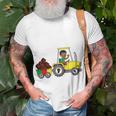 Kids Junenth 1865 Boy In Tractor Funny Toddler Boys Fist Unisex T-Shirt Gifts for Old Men