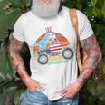 Kids T-Rex Dino Monster Truck Kids 4Th Of July Baby Boys Toddler Unisex T-Shirt Gifts for Old Men