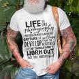 Life Is Like Photography Inspirational Photographer Quote T-Shirt Gifts for Old Men