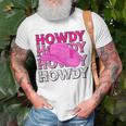 Pink Howdy Cowgirl Western Country Rodeo Awesome Cute Gift For Womens Unisex T-Shirt Gifts for Old Men