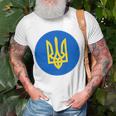 President Ukraine Zelensky Trident Ukrainian Zelenskyy T-Shirt Gifts for Old Men