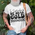 In September We Wear Gold Cool Childhood Cancer Awareness T-Shirt Gifts for Old Men