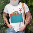 Sewing Tool Kit Inside Pocket Funny Sew Lover Costumes Unisex T-Shirt Gifts for Old Men