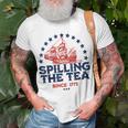 Spilling The Tea Since 1773 Unisex T-Shirt Gifts for Old Men