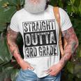 Straight Outta 3Rd Grade Class 2022 Graduate Third Grade Unisex T-Shirt Gifts for Old Men