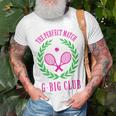 Tennis Match Club Little G Big Sorority Reveal T-Shirt Gifts for Old Men