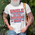 Uncle Football Birthday Boy Family Baller B-Day Party Unisex T-Shirt Gifts for Old Men