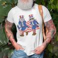 Uncle Sam Griddy 4Th Of July Happy Independence Day 2023 Fun Unisex T-Shirt Gifts for Old Men