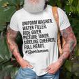 Uniform Washer Water Filler T-Shirt Gifts for Old Men