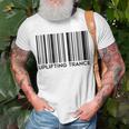 Uplifting Trance Barcode We Love Uplifting Music T-Shirt Gifts for Old Men
