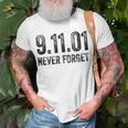 Vintage Never Forget Patriotic 911 American Retro Gift Unisex T-Shirt Gifts for Old Men