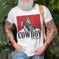 Vintage Punchy Cowboy Killers Wild Western Cowboy Gifts Unisex T-Shirt Gifts for Old Men