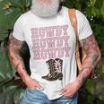 White Howdy Rodeo Western Country Southern Cowgirl Boots Unisex T-Shirt Gifts for Old Men