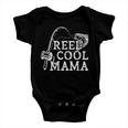 Retro Reel Cool Mama Fishing Fisher Mothers Day Gift For Womens Gift For Women Baby Onesie