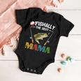 Ofishally The Best Mama Fishing Rod Mommy Funny Mothers Day Gift For Women Baby Onesie