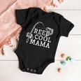 Retro Reel Cool Mama Fishing Fisher Mothers Day Gift For Women Baby Onesie