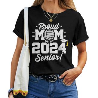 Class Of 2024 Senior Year Volleyball Mom Senior 2024 Women T-shirt