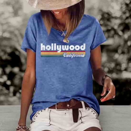 Hollywood california t outlet shirt