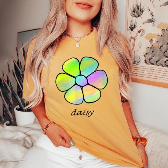 daisy color t shirt