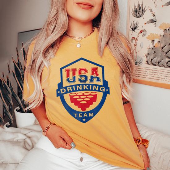 Funny Independence Day T Shirt Usa Drinking Team 4th Of July Funny Independence Day T Shirt Usa Drinking Team 4th Of July