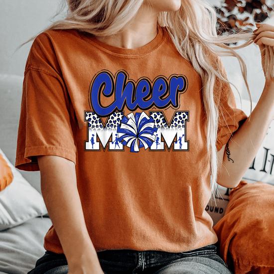 Cheer Mom T-Shirt For Women - Game Day Tee - Funny Cheerleading Mom Top - Perfect For Sports Season & Mother's Day