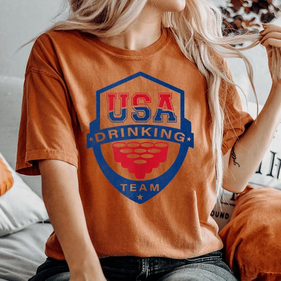 Funny Independence Day T Shirt Usa Drinking Team 4th Of July Funny Independence Day T Shirt Usa Drinking Team 4th Of July