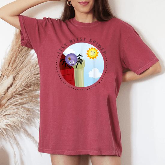 Itsy Bitsy Spider Unique Nursery Rhymes Toddler T-Shirt Itsy Bitsy Spider Unique Nursery Rhymes Toddler T-Shirt