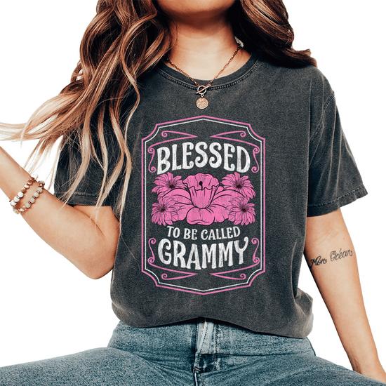 Womens Blessed To Be Called Grammy T-Shirt