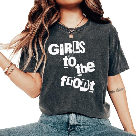 Girls To The Front Riot Grrrl Black T-Shirt Girls To The Front Riot Grrrl Black T-Shirt