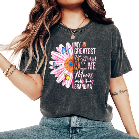 Grandma - My Greatest Blessings Call Me Grandma Tshirt