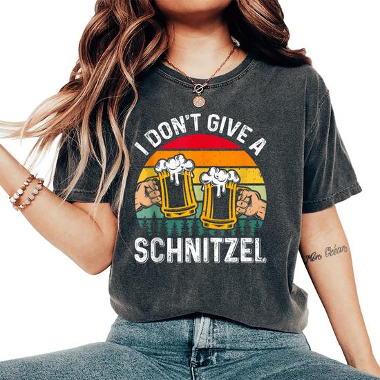 I Don't Give A Schnitzel - Beer T Shirt I Don't Give A Schnitzel - Beer T Shirt