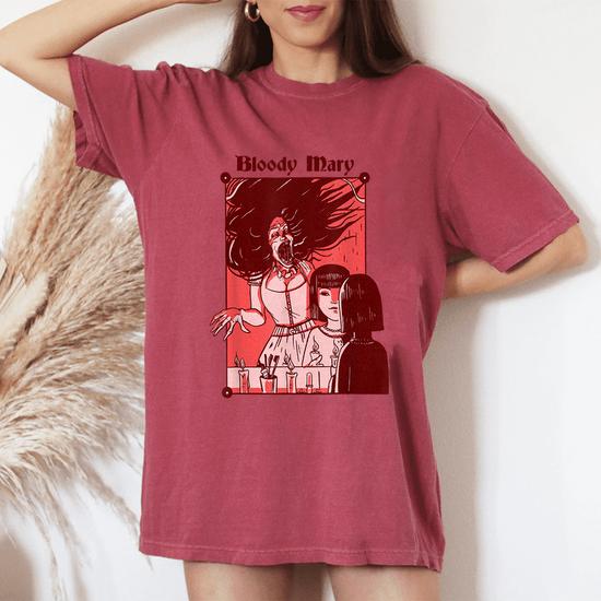 Blood Stains Are Red Horror Horror Women's Oversized Comfort T-Shirt