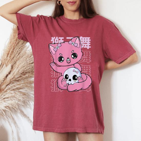 Kawaii Pastel Goth Classic Cartoon Tape T Shirt Kawaii Pastel Goth Classic Cartoon Tape T Shirt
