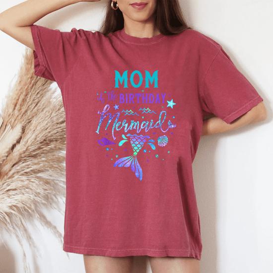 Mermaid Aunt Birthday Party Mother's Day T Shirt Mermaid Aunt Birthday Party Mother's Day T Shirt