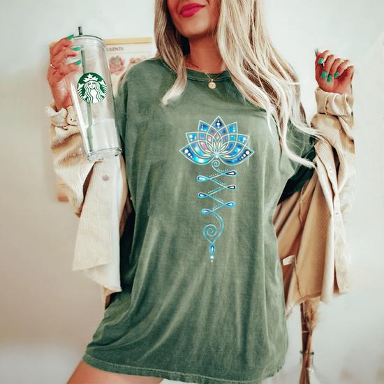 Lotus Flower Unalome Yoga Meditation Awareness Zen T-Shirt Lotus Flower Unalome Yoga Meditation Awareness Zen T-Shirt