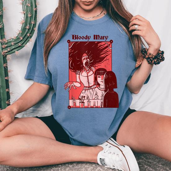 Bloody Mary Horror Games Horror Women's Oversized Comfort T-Shirt