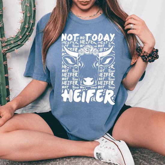 Not Today Heifer Shirt Vintage Cow Shirt Not Today Heifer Shirt Vintage Cow Shirt