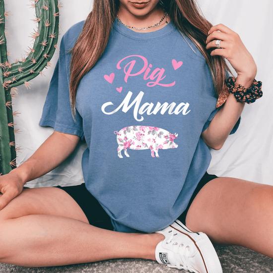 Pig Mama Pig Mama For Pig Mama Women's Oversized Comfort T-Shirt