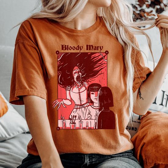 Bloody Mary Horror Games Horror Women's Oversized Comfort T-Shirt